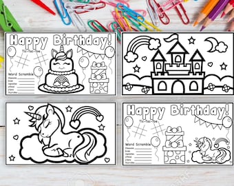 Set Of 3 Dave And Ava Printable Coloring Pages Great For Etsy