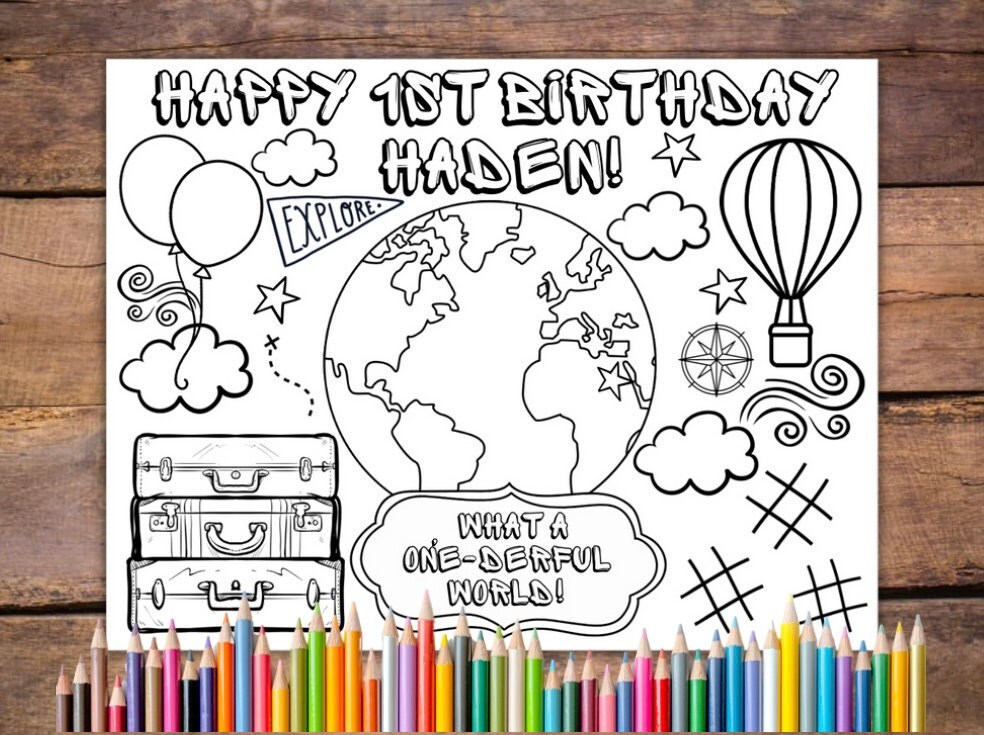 Boys Coloring Pages Instant Download PDF Printable Cute Coloring