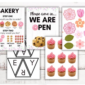 Bakery Pretend Play Printable, Dramatic Play Bakery Shop Printable, 22 ...