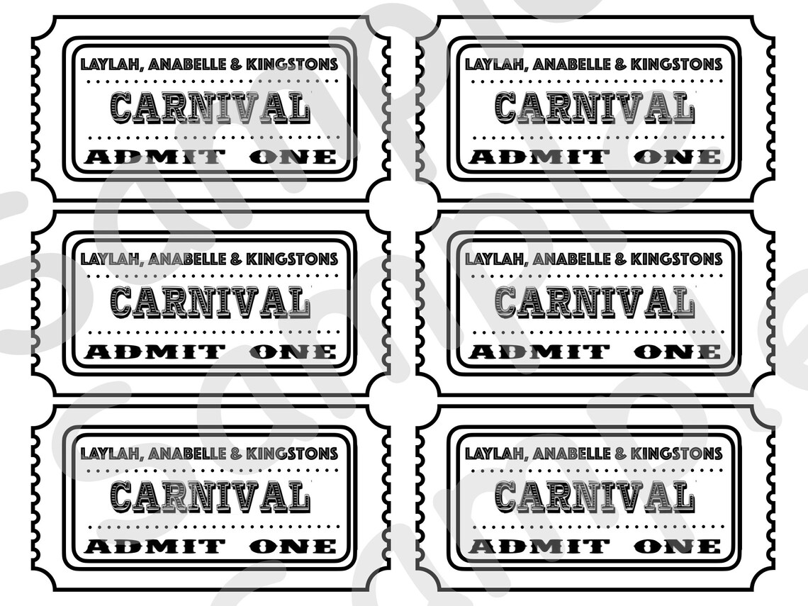 Set of 3 Carnival Happy Birthday Printable Coloring Pages - Etsy