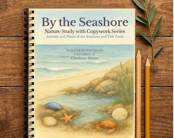 Am Meer | Charlotte Mason Naturstudie mit Copywork | Homeschool Ocean & Tide Pool Arbeitsbuch PDF