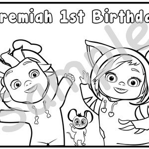 Set of 5 Custom Dave and Ava Birthday Printable's | Etsy