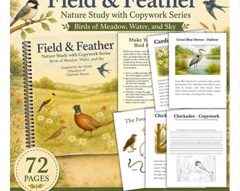 Arbeitsheft zur Vogelkunde: Charlotte Mason-inspiriertes Homeschooling (72 Seiten)