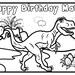 Set of 3 Customized Dinosaur Birthday Printables - Etsy