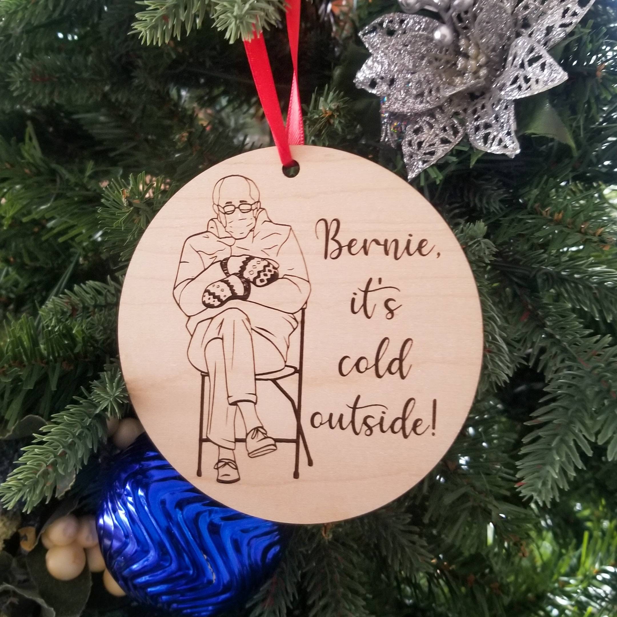 Bernie Inauguration Ornament Bernie It/'s Cold Outside