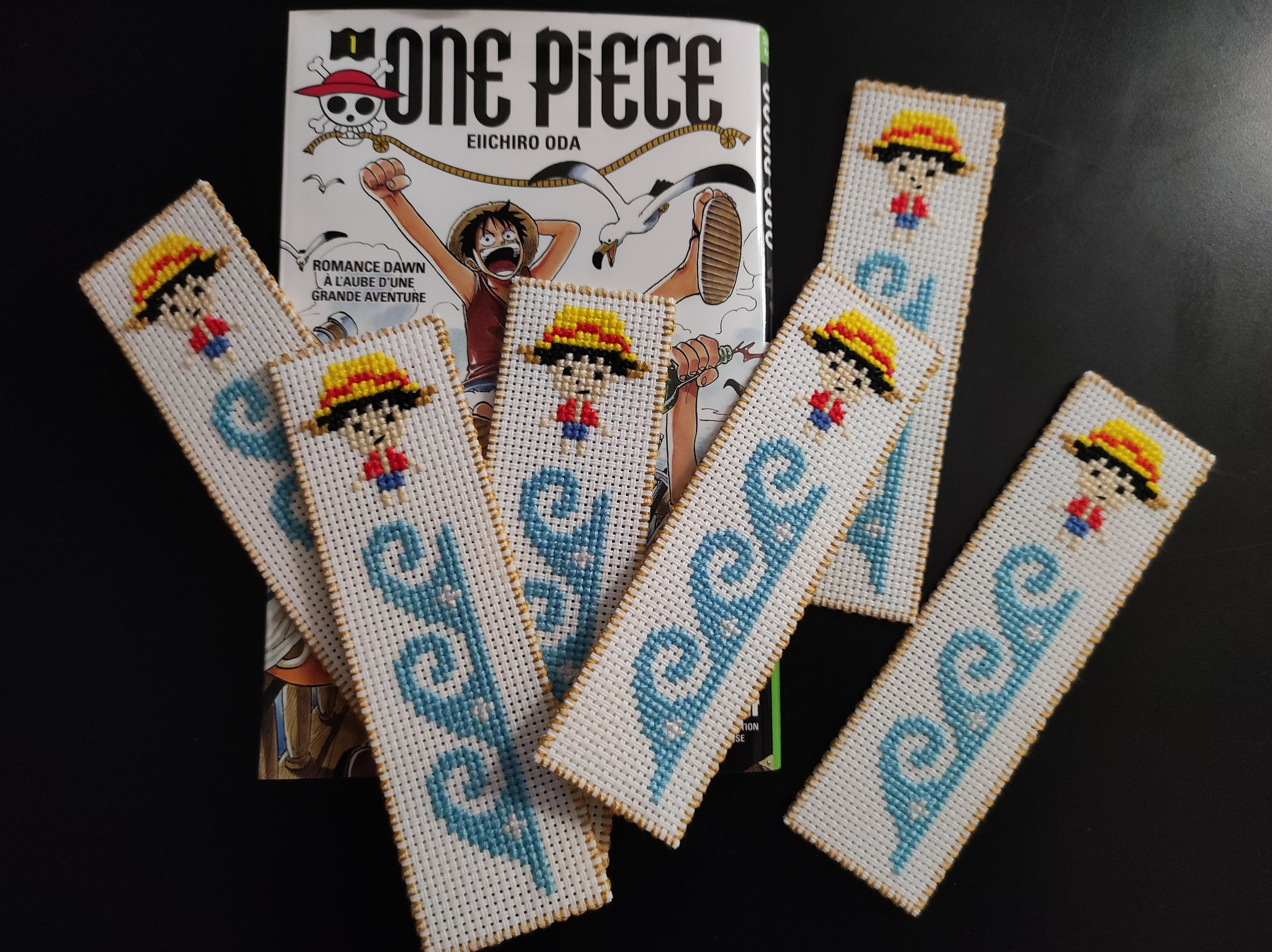 One Piece Luffy Bookmark Etsy