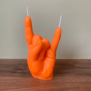 Candellana Middle Finger Candle, Hand-Gesture, Realistic, Modern