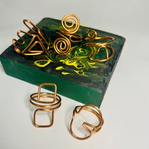 Copper Ring Set