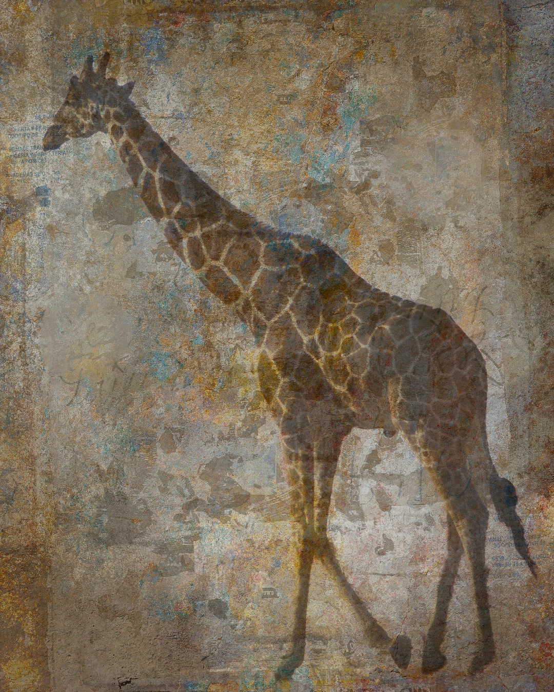 Giraffe Wall Art Print, Ready for Instant Download and Printing - Etsy