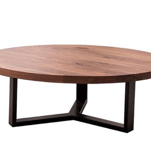 Wooden Coffe Table, Round Coffee Table, Rustic Coffee Table, Solid Wood Table, Cocktail Table Unique table