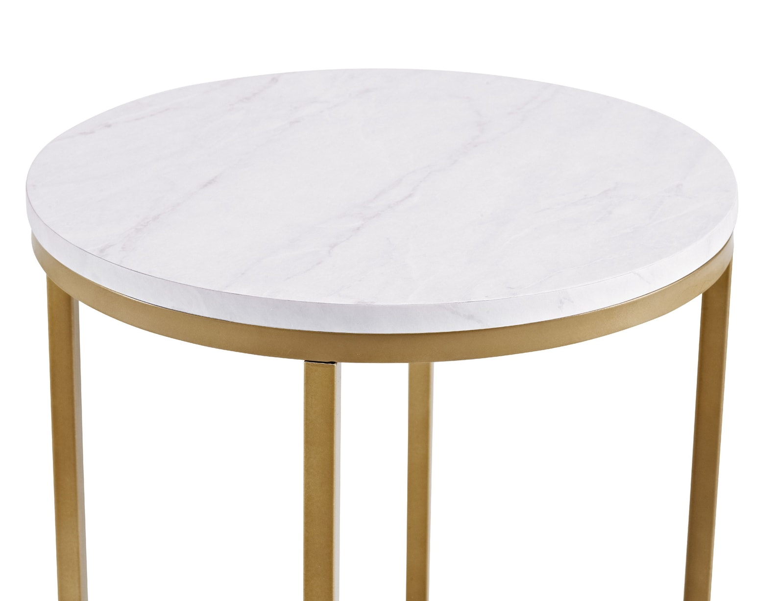 Side Table, End Table With Marble Top, Round Marble Top Table - Etsy