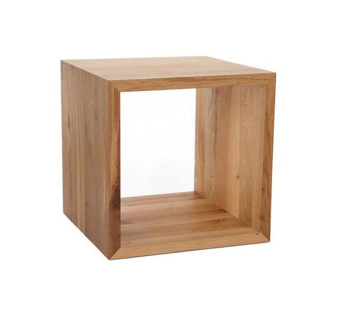 Cube Side Table, Wooden Cube Side Table, Open Cube Side Table, Handmade