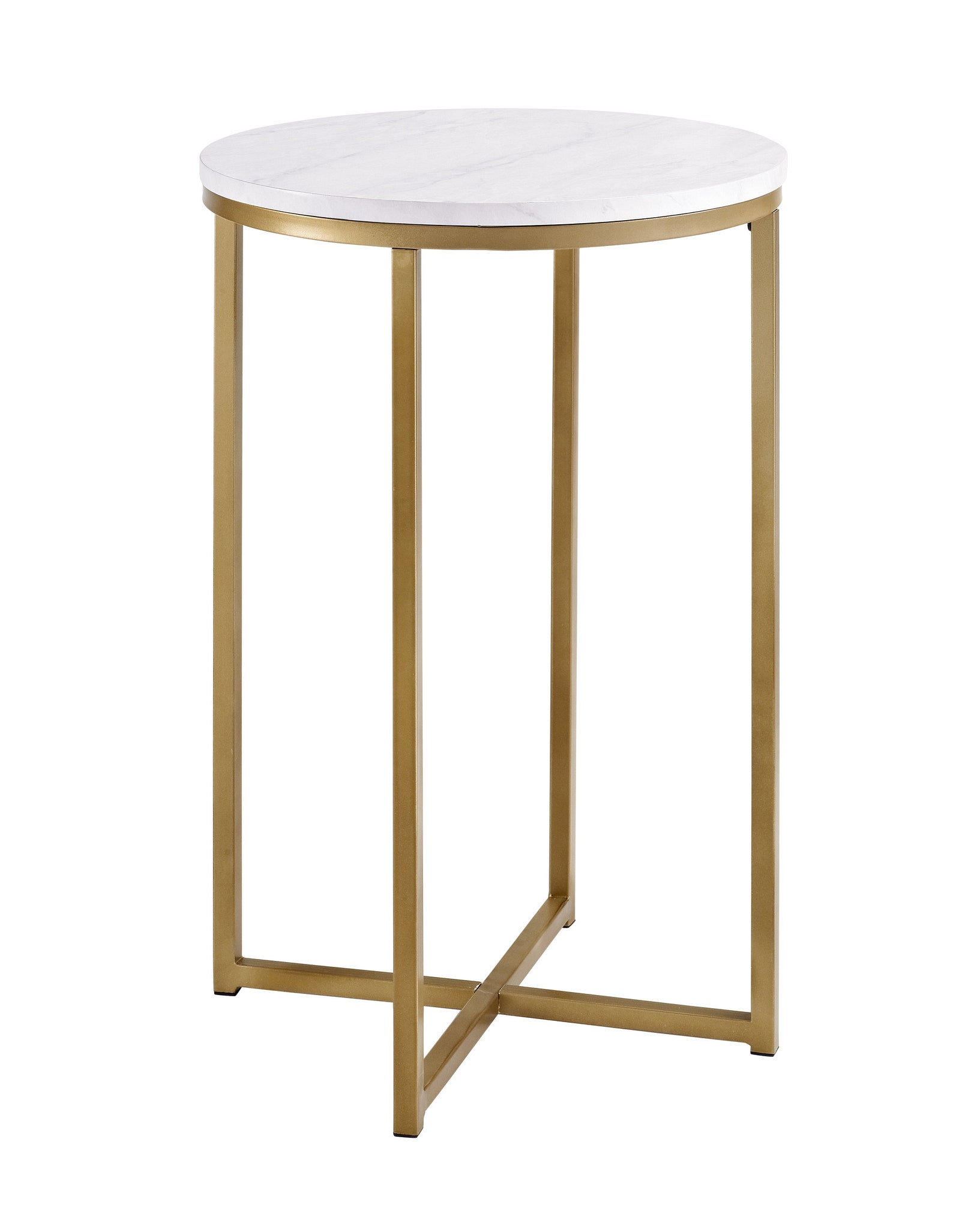 Side Table, End Table With Marble Top, Round Marble Top Table - Etsy