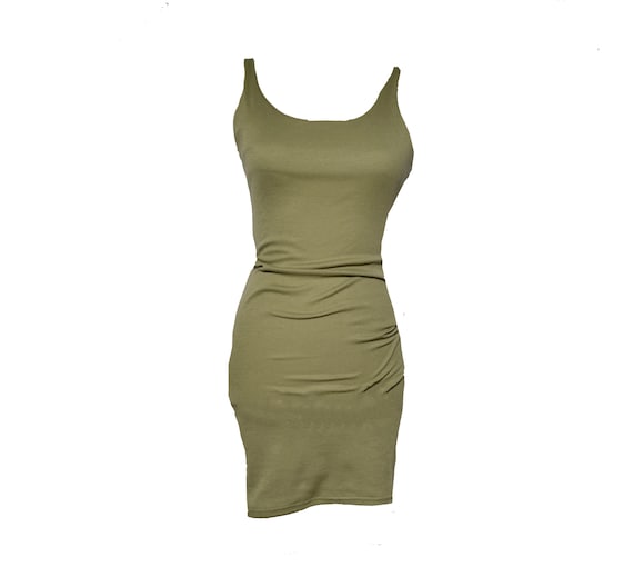 green tank dress