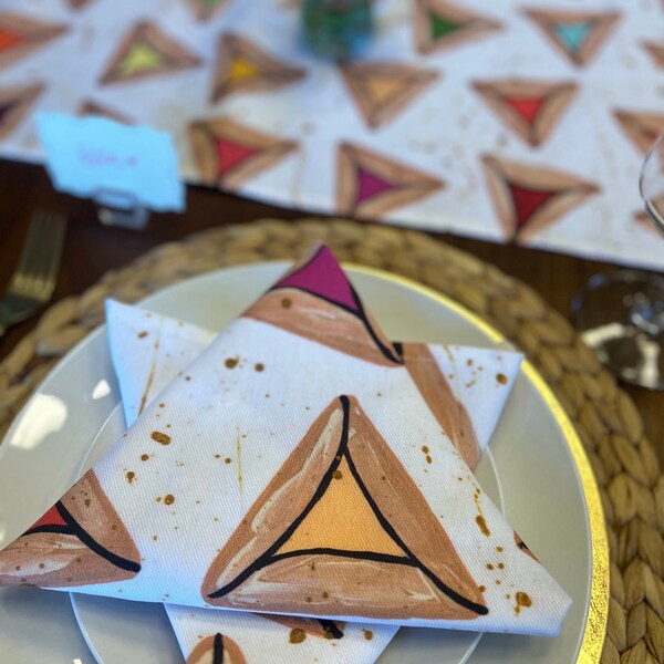 Rainbow Hamantaschen | Napkins