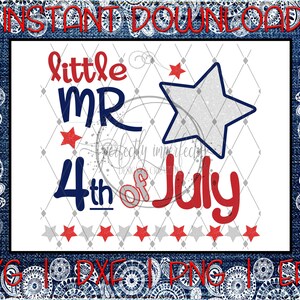Little Mister Fourth of July Svg  | Boy&#39;s 4th of July Svg | Boy&#39;s Svg | Fourth of July SVG | Kid&#39;s 4th of July svg | DXF | EPS