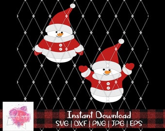 Christmas Snowmen svg | Snowman  | Snow Man svg | cut files | Christmas cut file svg | Silhouette | vinyl decal Winter | Cricu