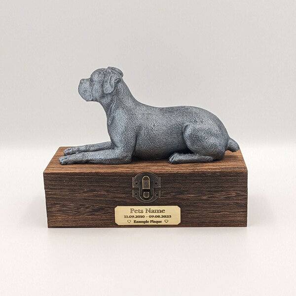 Brass Plaque for Cremation Box Etsy