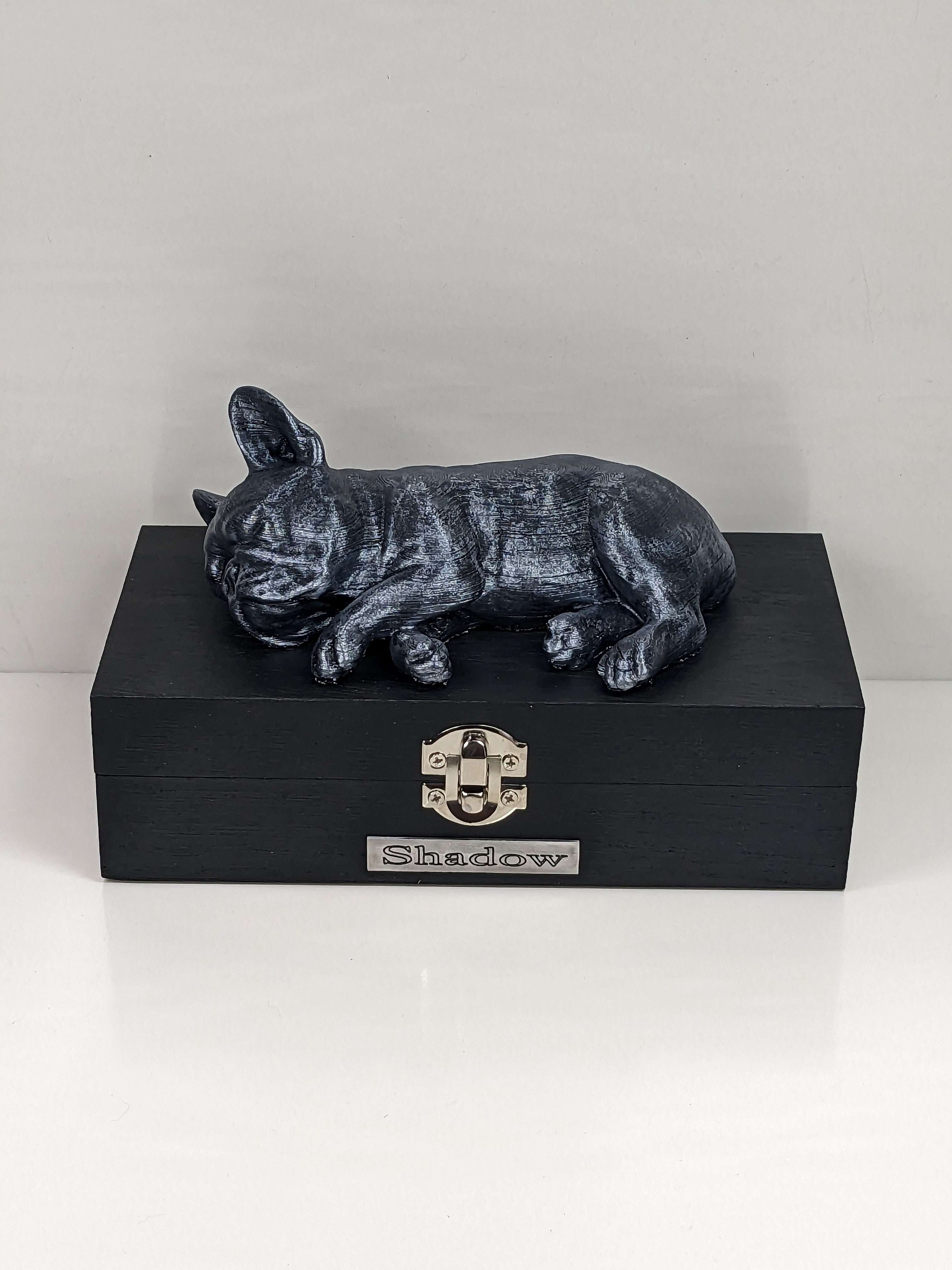 Luxury French Bulldog Ashes Box - Pet Urn