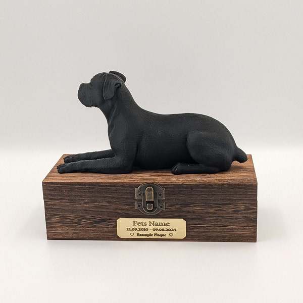 Brass Plaque for Cremation Box Etsy