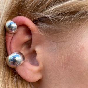 Ear Cuff fake piercings Chunky Big Ear Cuff