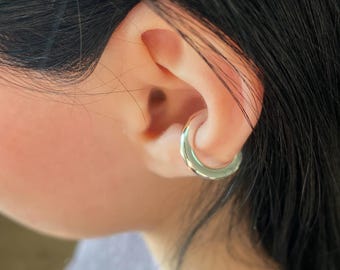 Chunky Ear Cuff-örhängen i sterlingsilver.