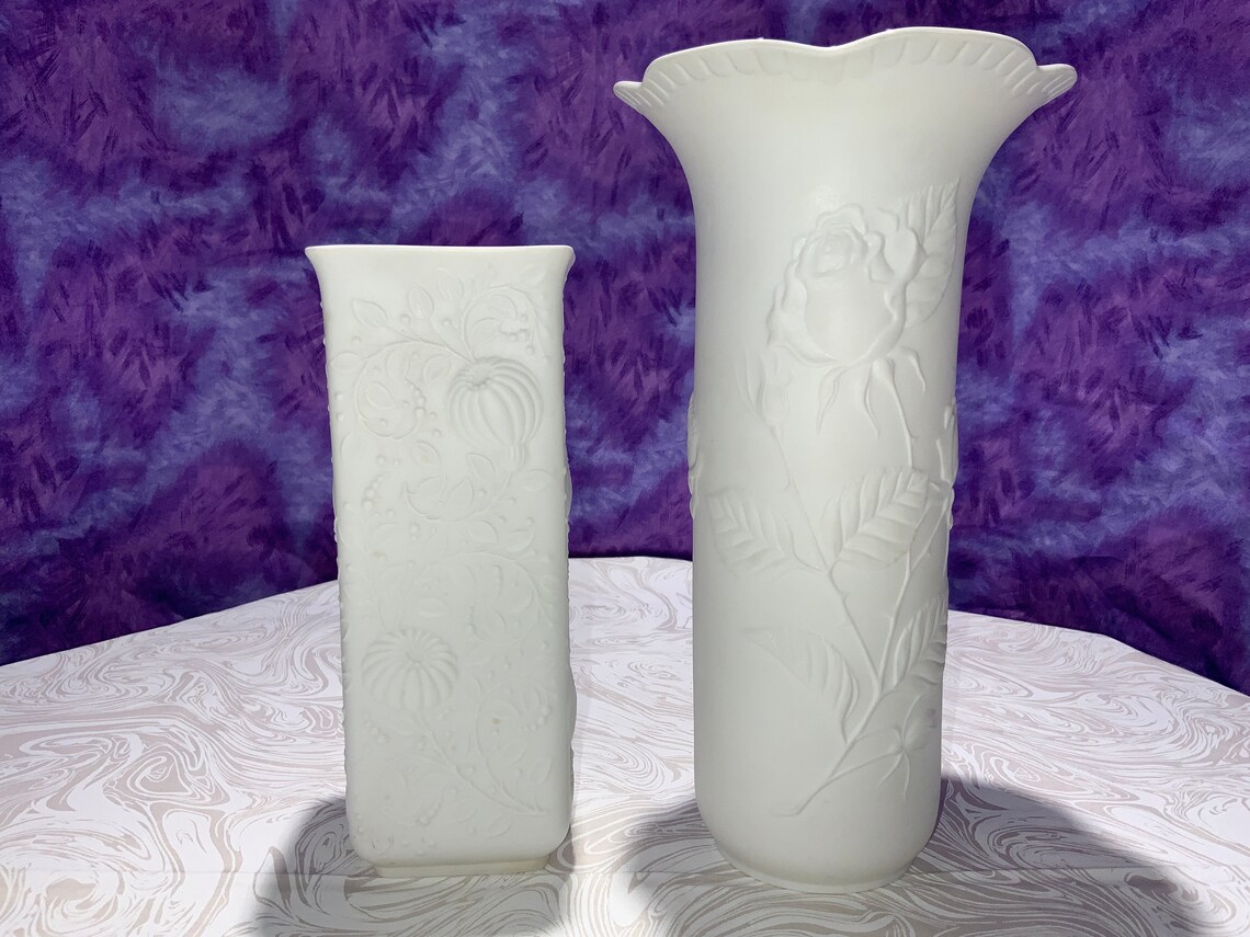 Kaiser porcelain vases Etsy