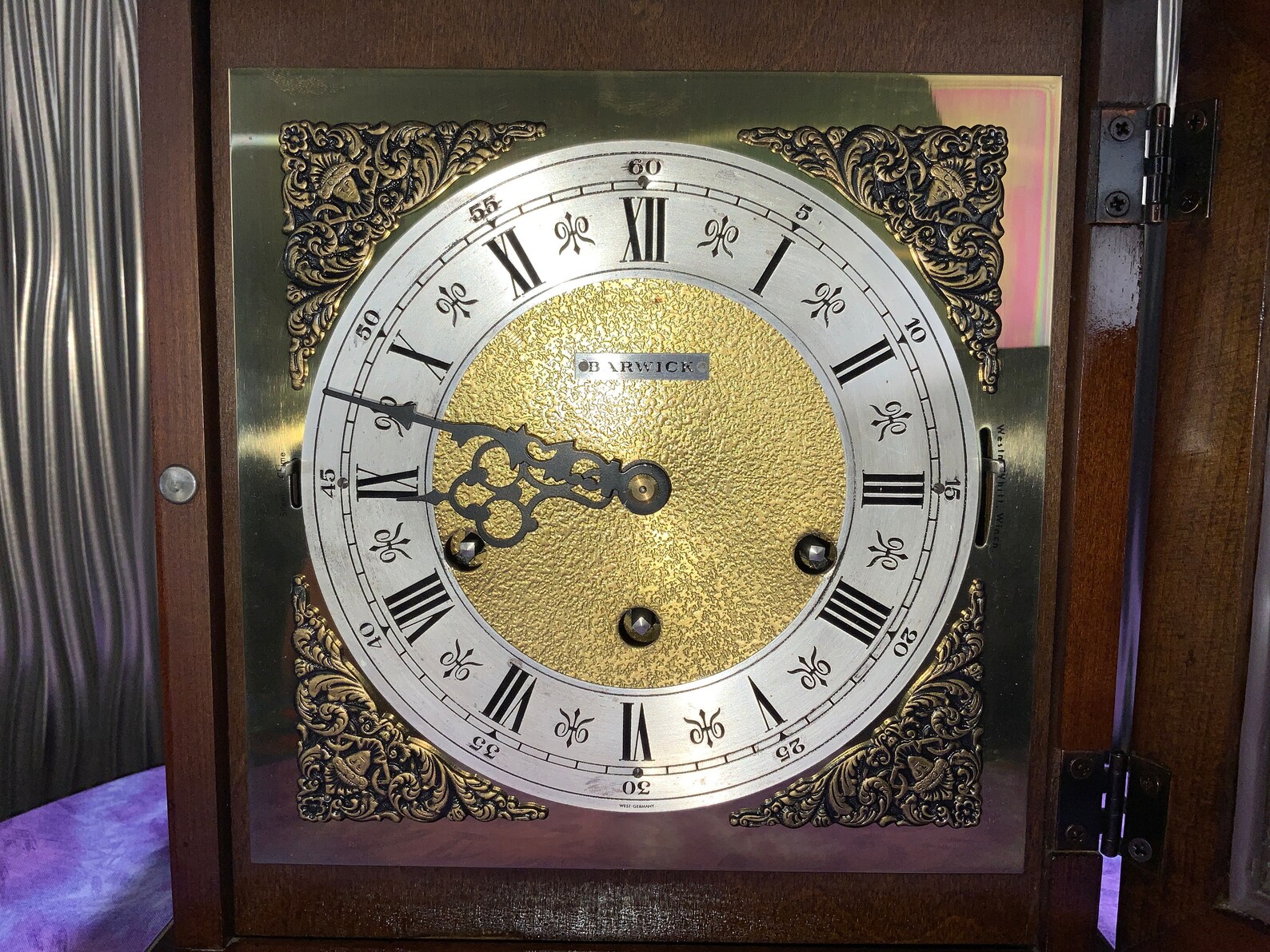 Howard Miller Barwick Mantel Clock Etsy