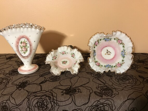 Fenton Silver Crest Etsy
