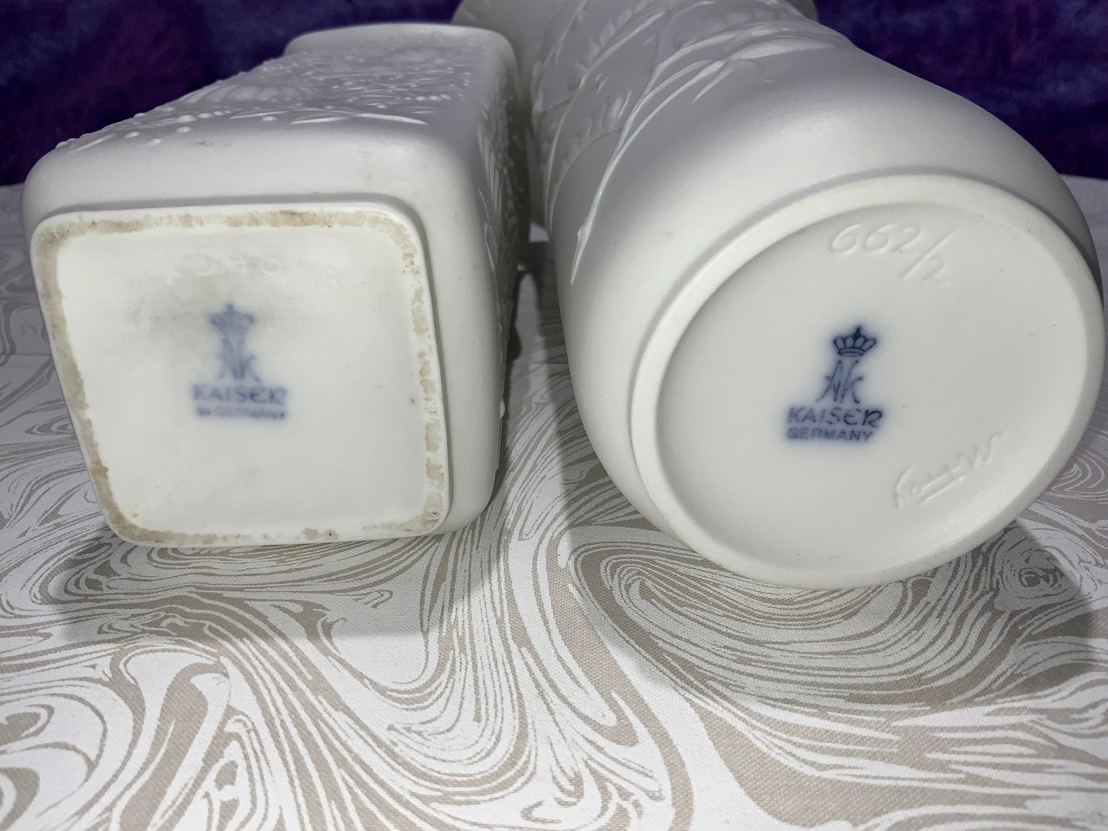 Kaiser porcelain vases Etsy