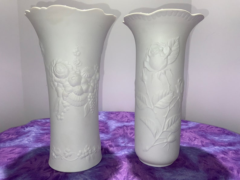 Kaiser German Porcelain Vases Etsy