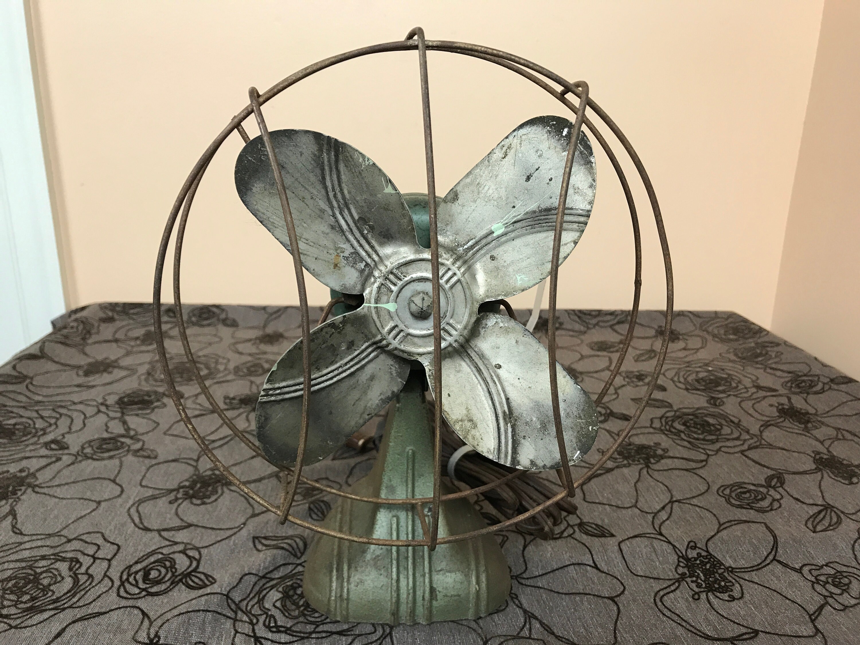 Metal blade fan Etsy