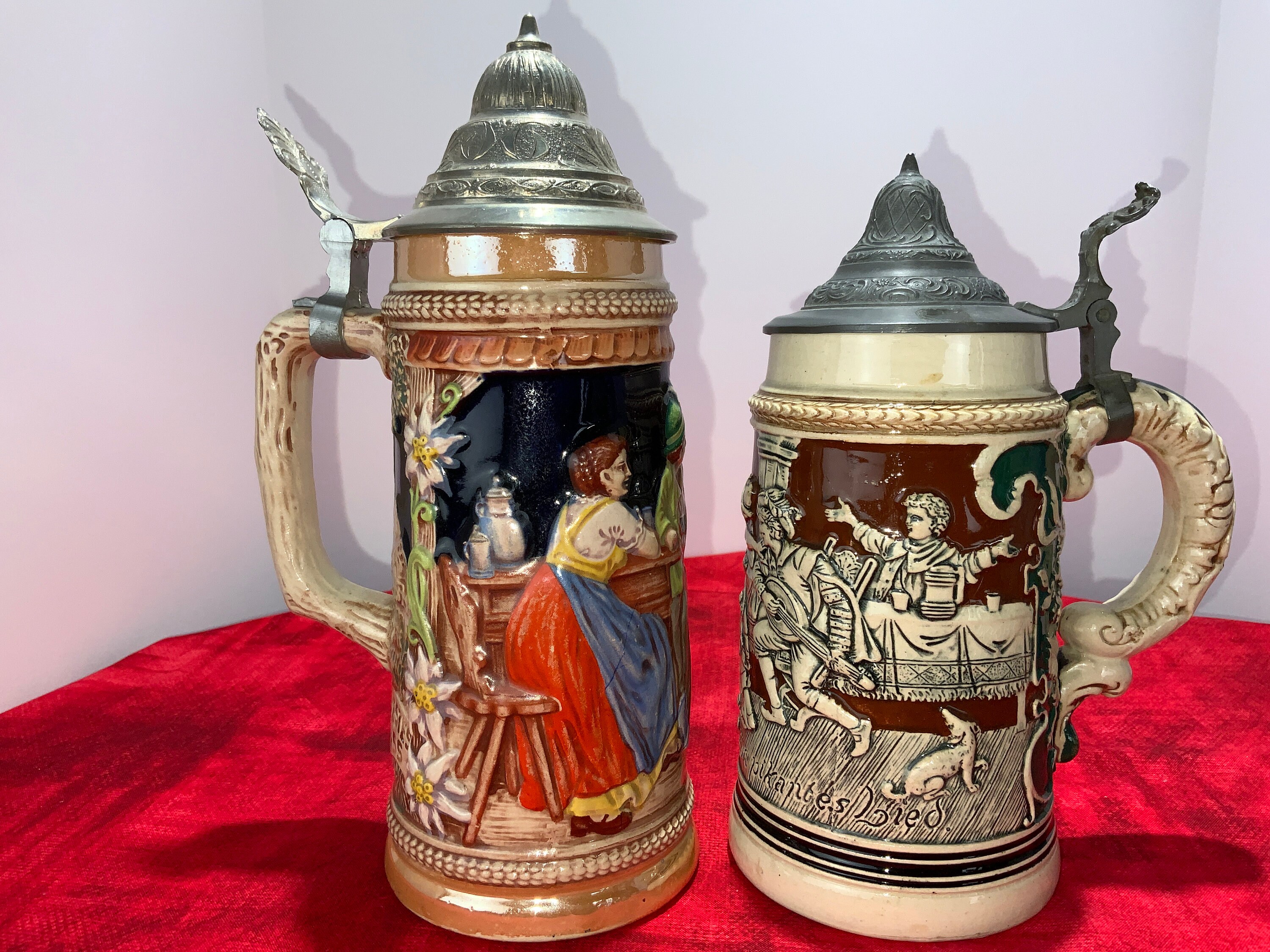 Vintage bier stein Etsy