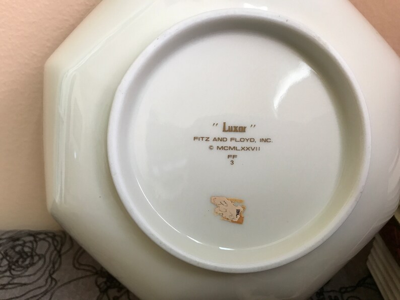 Fitz /& Floyd box and bowl