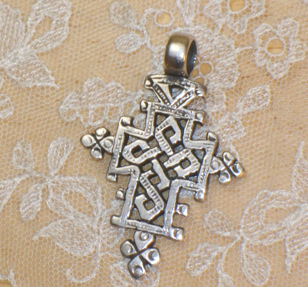 Vintage Sterling Silver Celtic Cross Large Heavy Pendant - Etsy