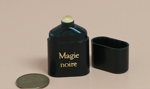 Vintage empty MAGIE NOIRE Mini Perfume Bottle dab… - image 1