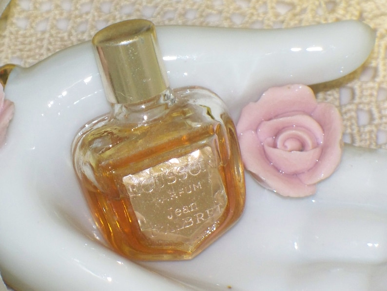 Vintage Mini Laydown Perfume Bottle Ecusson by Jean D#39;Albret