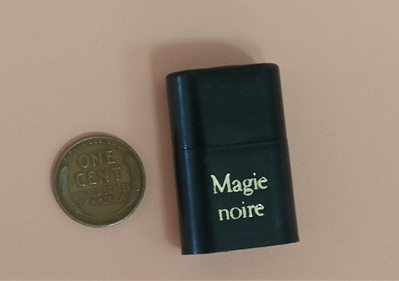 Vintage empty MAGIE NOIRE Mini Perfume Bottle dab… - image 7