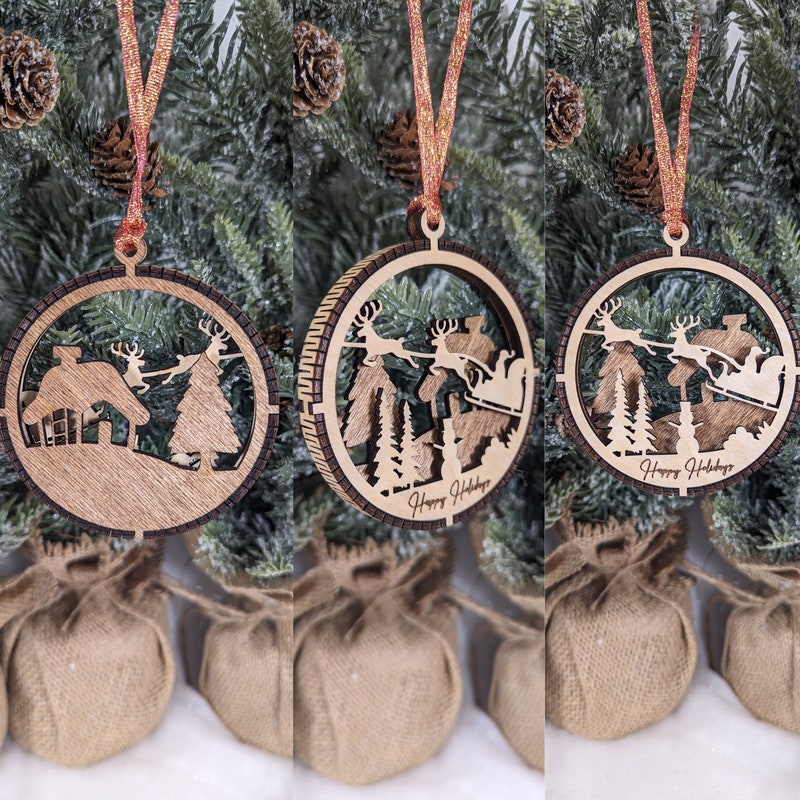 Wooden Christmas Ornaments Etsy — free download