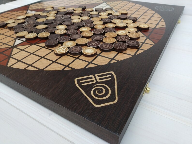 Pai sho backgammon Pai sho game avatar the last Etsy Pai sho backgammon Pai sho game avatar the last Etsy