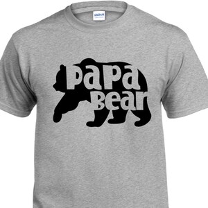 Father&#39;s Day Papa Bear Dad Shirt