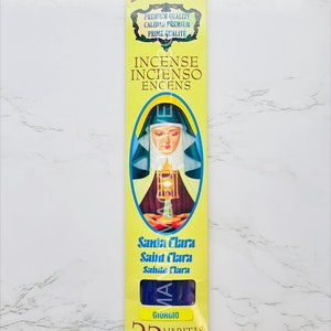 Saint Clara Incense Sticks | Santa Clara Varitas De Incienso