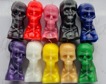 Skull Figure Wax Candle