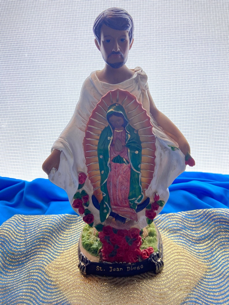 St.Juan Diego Statue/ Estatua De San.Juan Diego Etsy