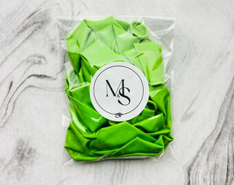 12pc Light Green Balloons | 12 Piezas De Globos Verde Claro