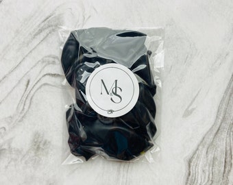 12 pc Black Balloons | 12 Piezas De Globos Negros