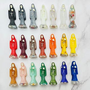 2.5-inch Santa Muerte Statue, Holy Death Statue, Mini Santa Muerte Statue, Mini Statue, Pocket Statue, Santa Muerte, Holy Death, 2.5&quot; Statue
