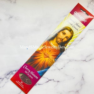 Sacred Heart Incense Sticks/Varillas de incienso del Sagrado Corazón