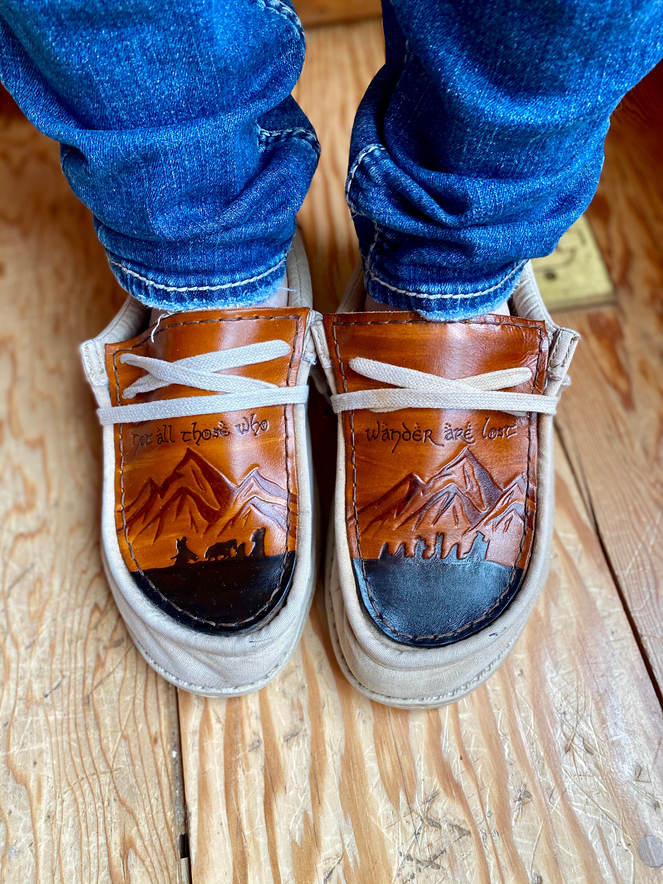 Hand Painted Lord Of The Rings Shoes - Make: