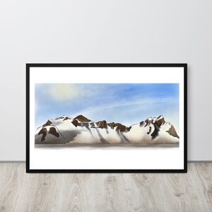 Vestrahorn mountains Iceland - Framed poster